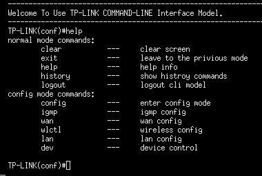 TP-LINK shell